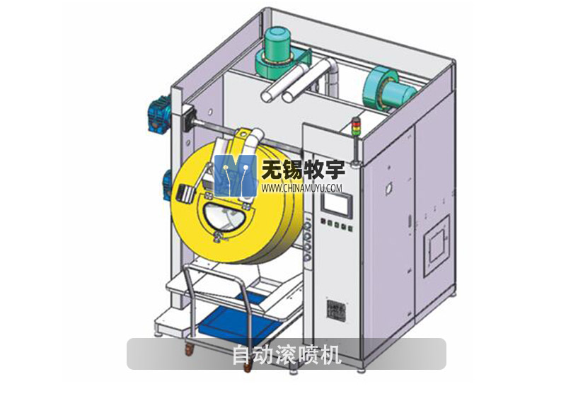 自动滚喷机